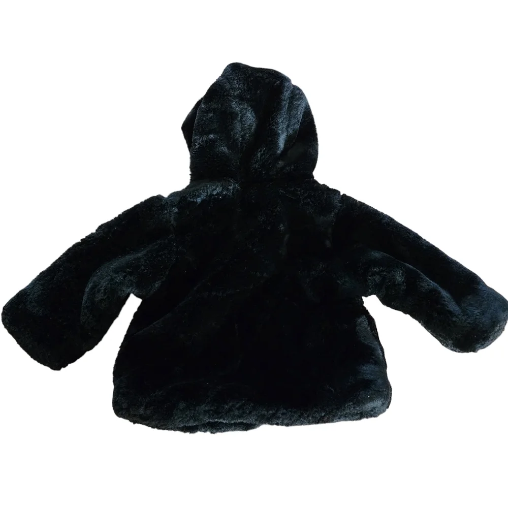 Old Navy Kid's Faux Fur Full-Zip Hoodie - 6-12 Months